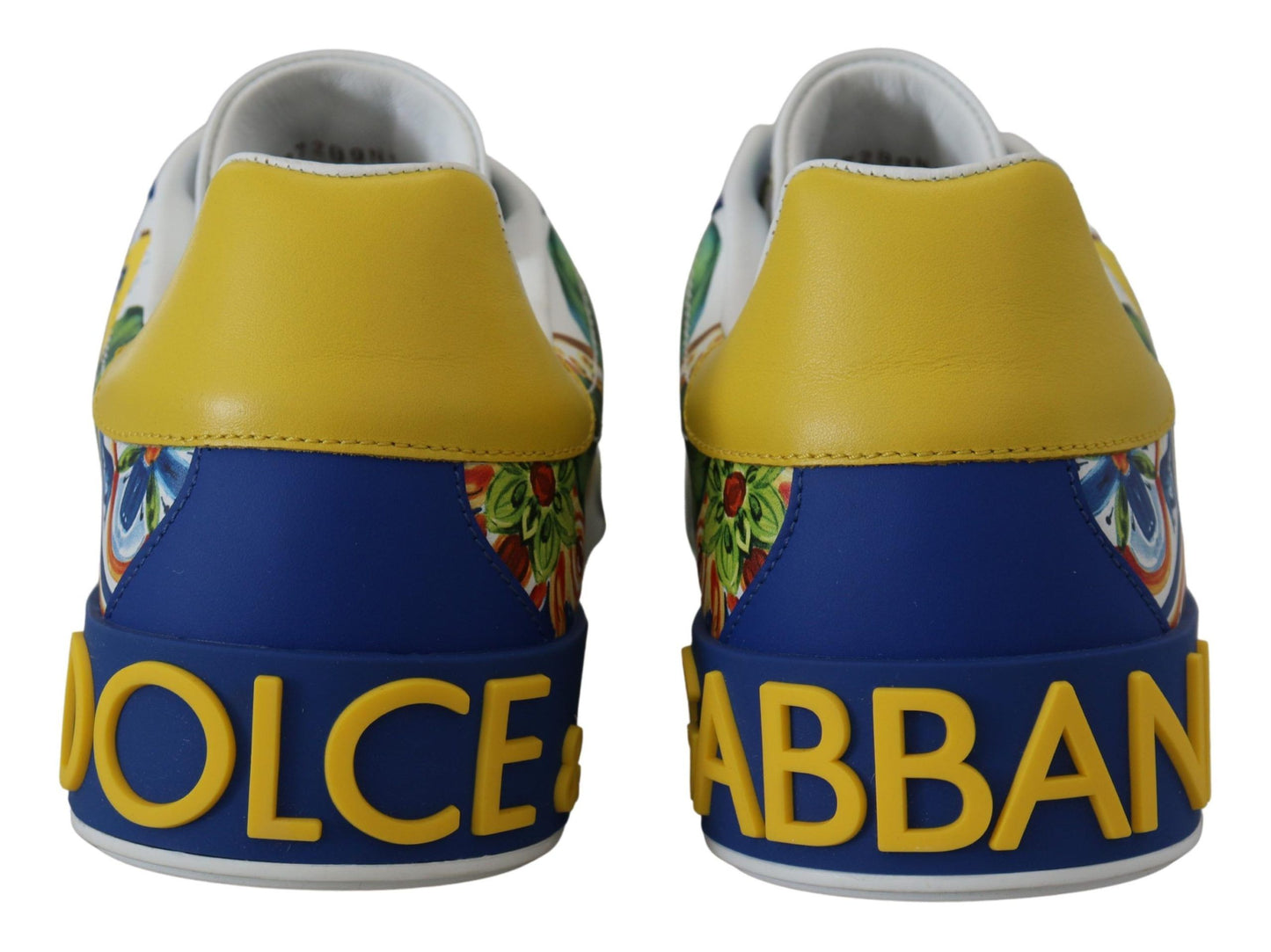 Dolce & Gabbana Elegant Multicolor Leather Low Top Sneakers