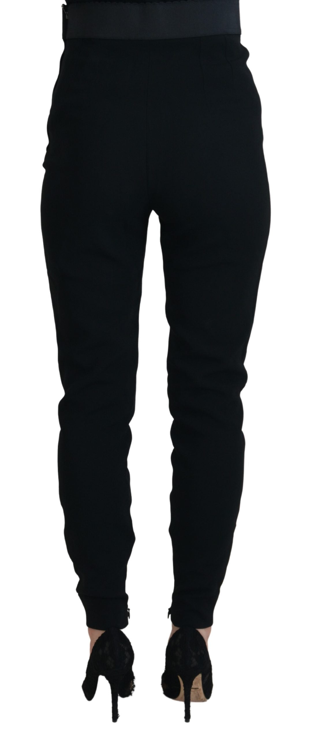 Dolce & Gabbana Elegant Black Tailored Pants