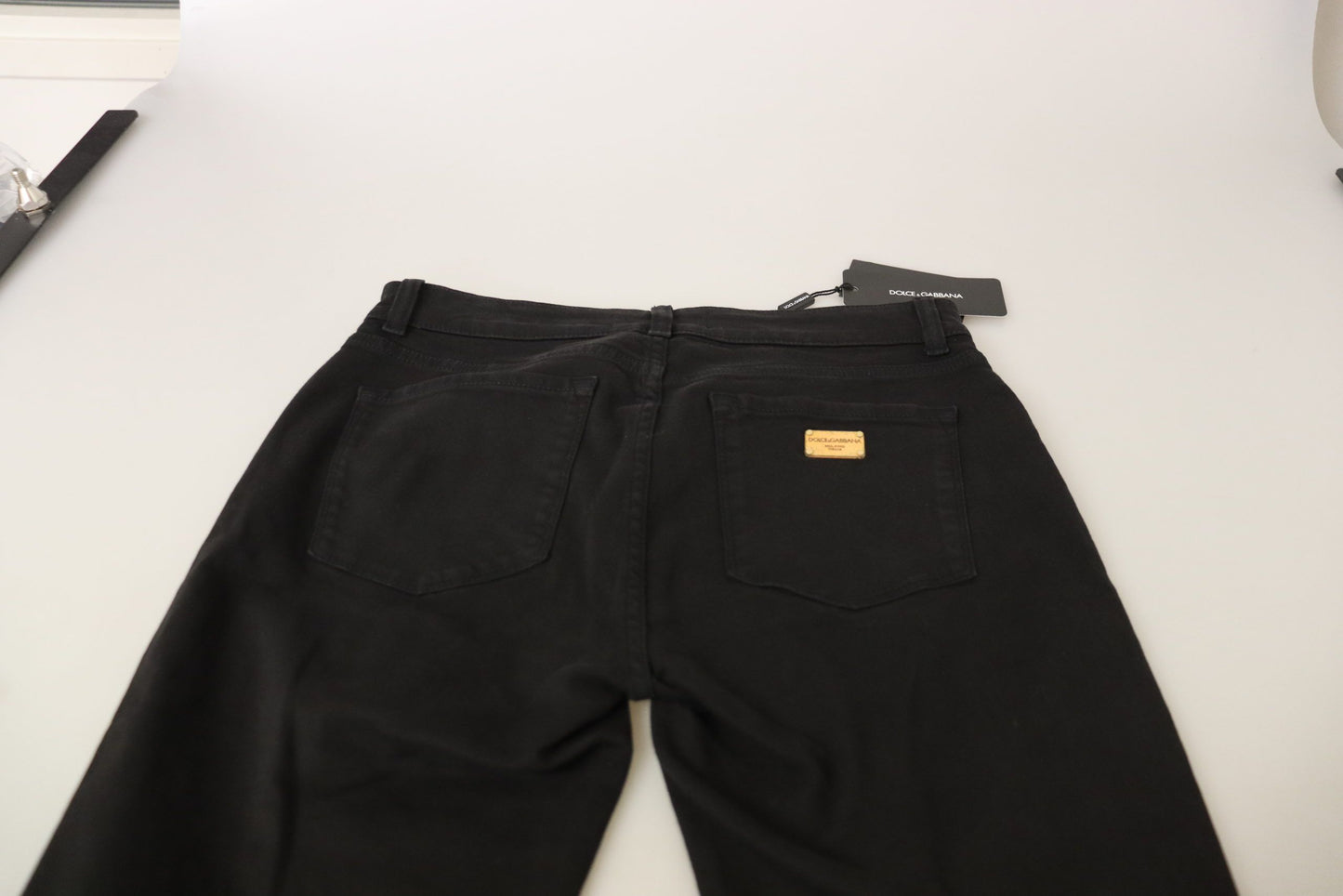 Dolce & Gabbana Elegant Black Mid-Waist Skinny Denim Jeans