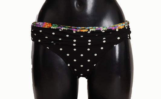 Dolce & Gabbana Chic Polka Dot Bikini Bottom - Poolside Glamour