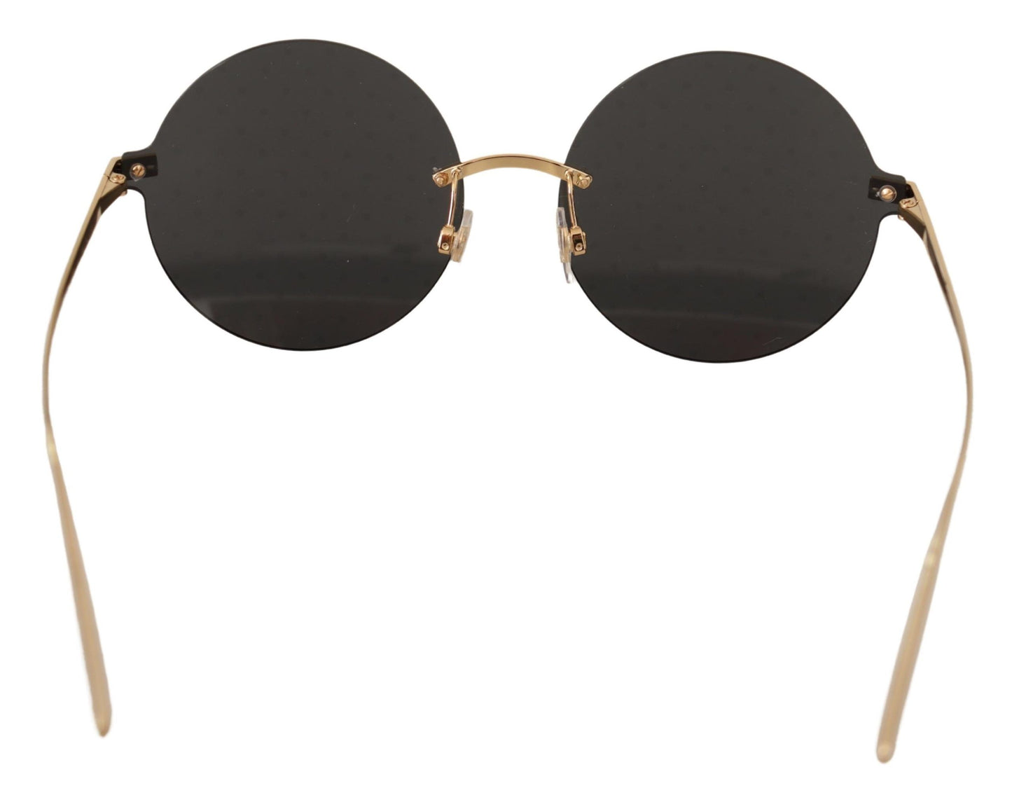 Dolce & Gabbana Elegant Gold Frame Grey Lens Sunglasses