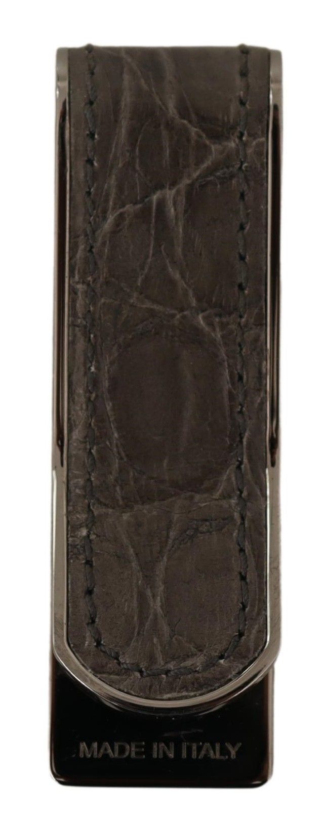 Dolce & Gabbana Elegant Leather Money Bar Clip