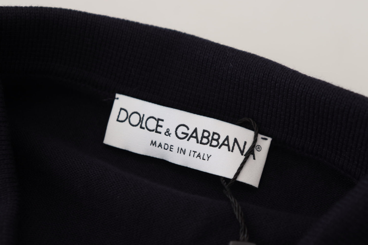 Dolce & Gabbana Elegant Blue Cotton Polo Tee