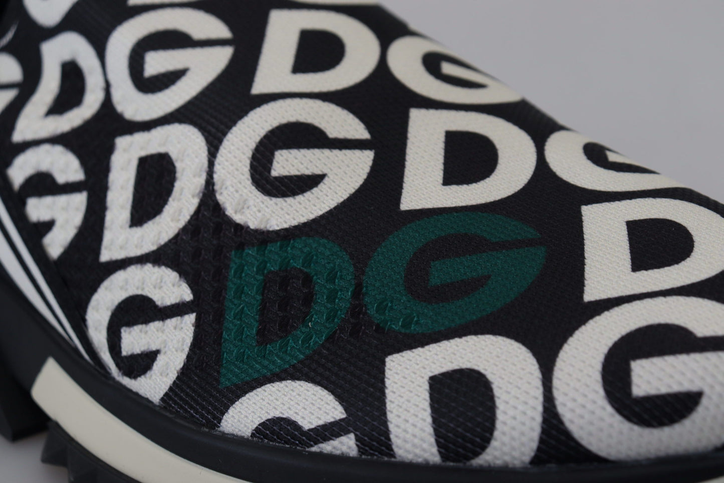 Dolce & Gabbana Elegant Monochrome Logo Sneakers