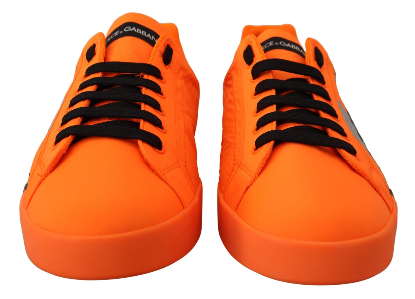 Dolce & Gabbana Elegant Orange Casual Sneakers