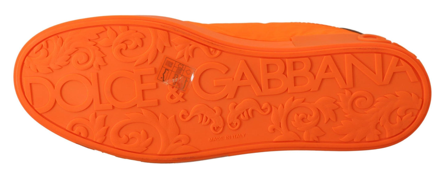 Dolce & Gabbana Elegant Orange Casual Sneakers