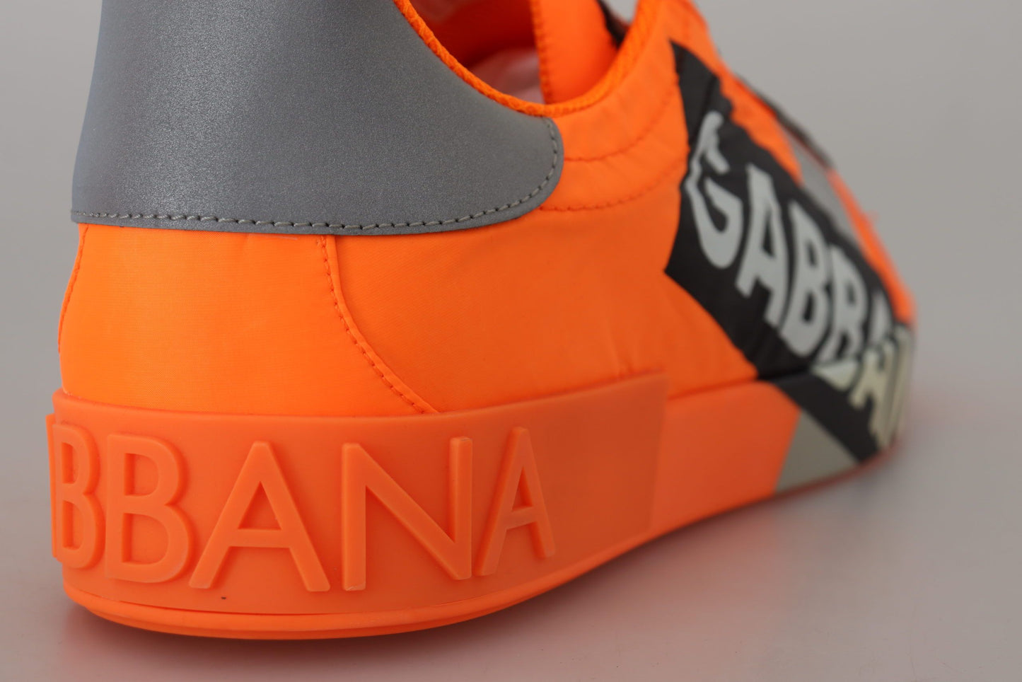 Dolce & Gabbana Elegant Orange Casual Sneakers