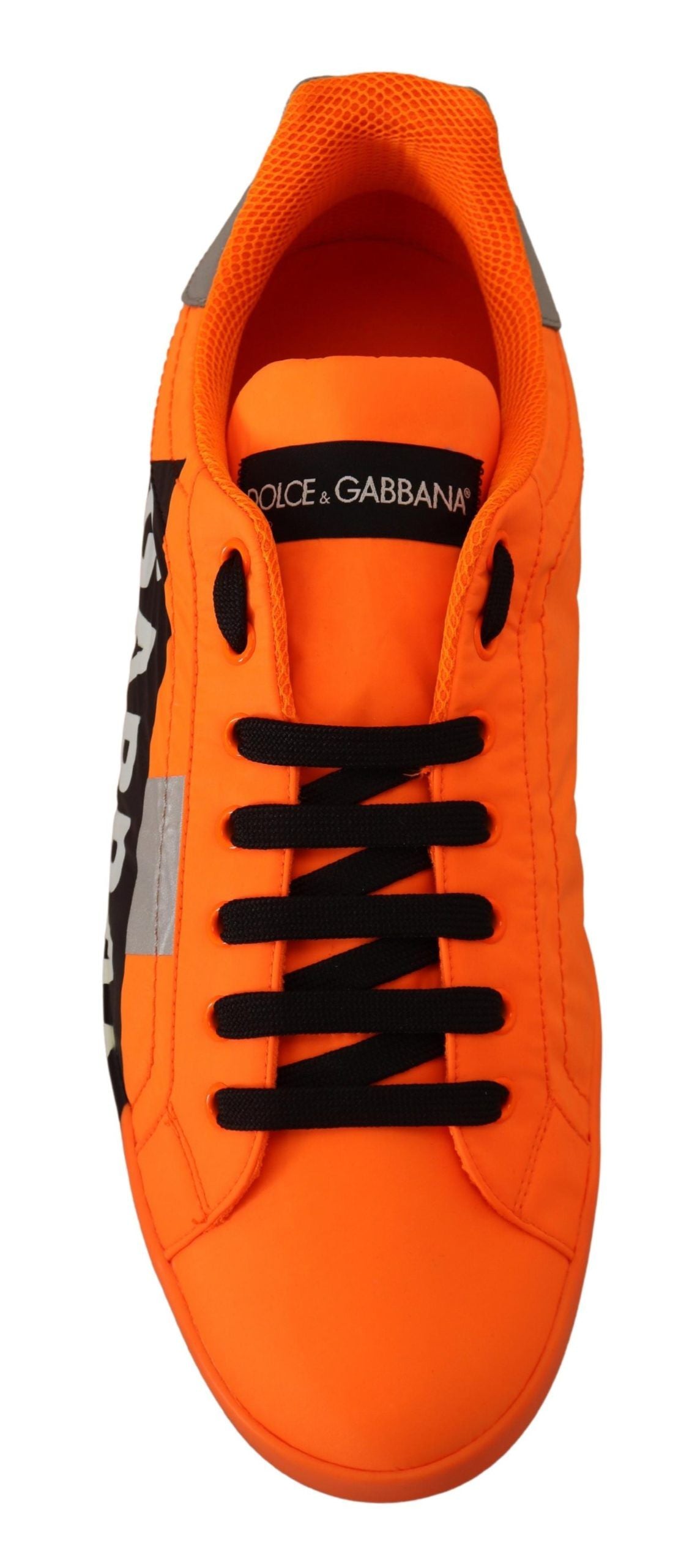 Dolce & Gabbana Elegant Orange Casual Sneakers