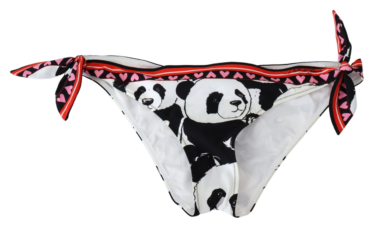 Dolce & Gabbana Chic Panda Print Two Piece Bikini Set