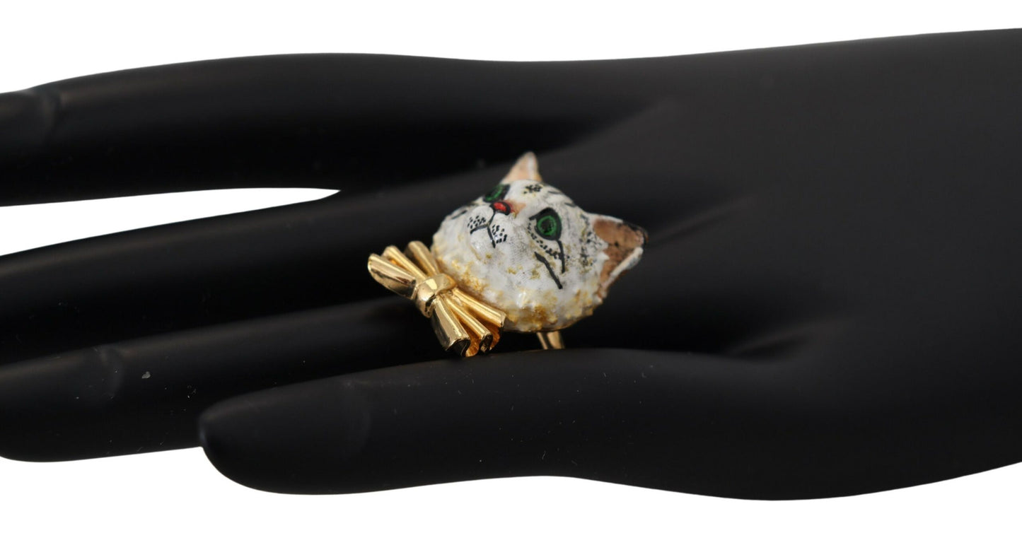 Dolce & Gabbana Enchanting Feline Resin Ring