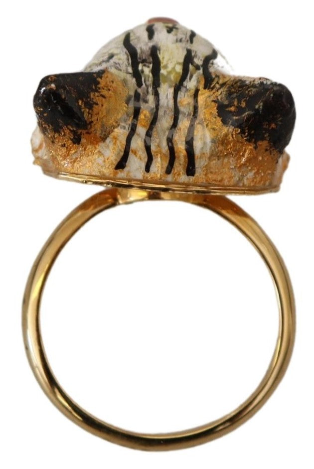 Dolce & Gabbana Enchanting Feline Resin Ring