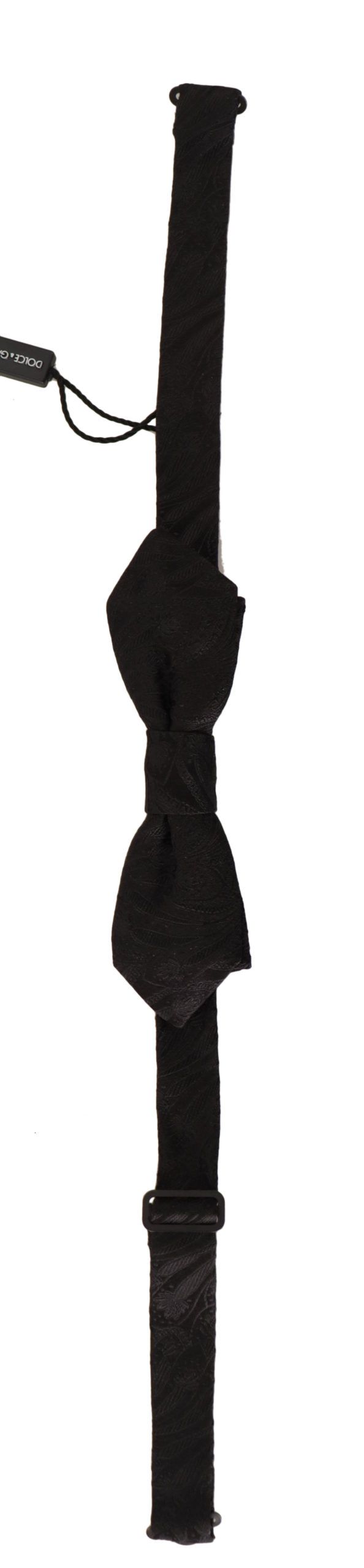 Dolce & Gabbana Elegant Silk Tuxedo Bow Tie - Evening Chic