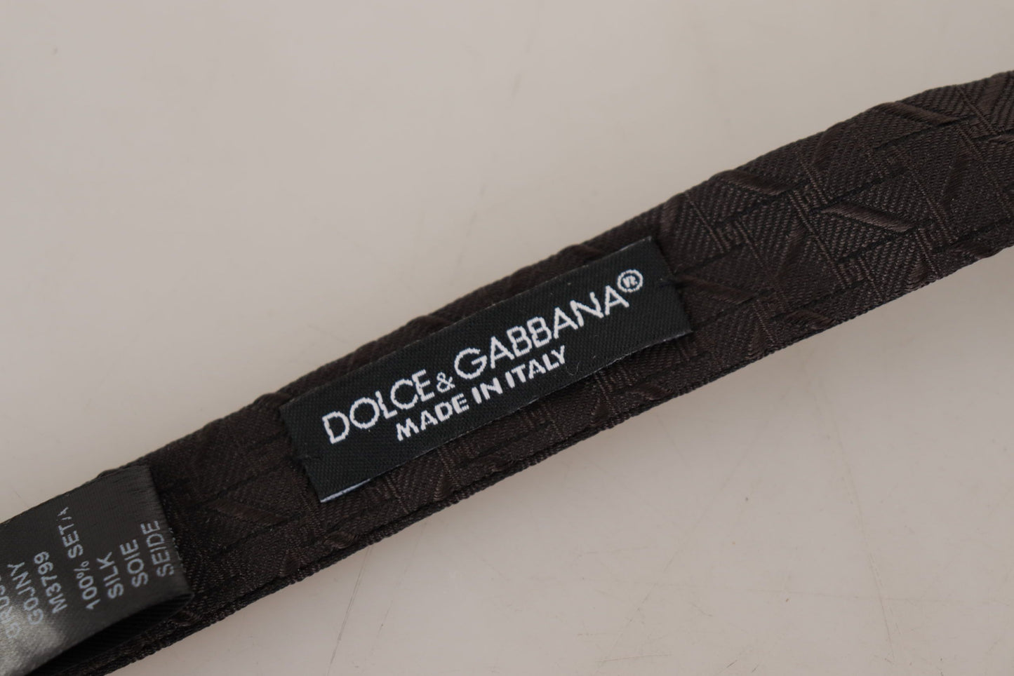 Dolce & Gabbana Elegant Black Silk Bow Tie