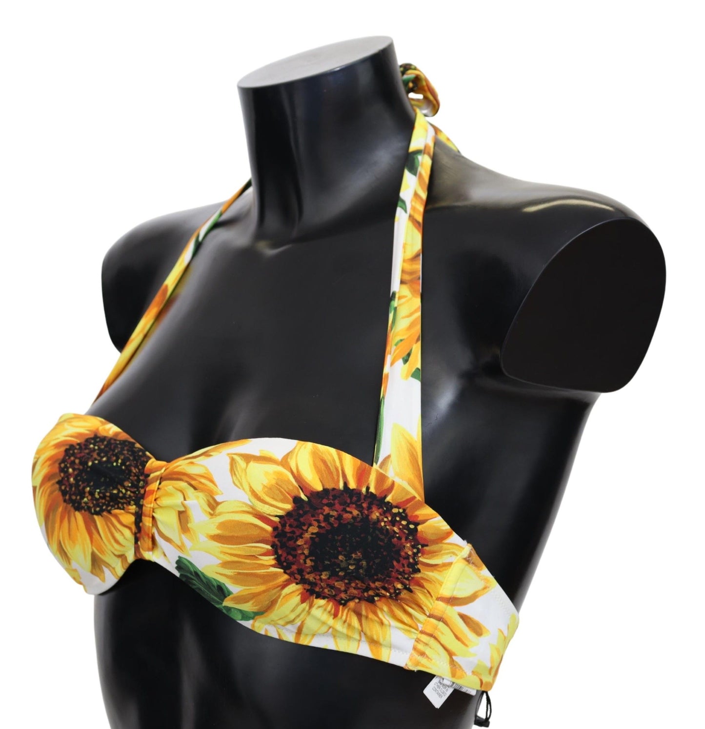 Dolce & Gabbana Sunflower Print Bikini Top