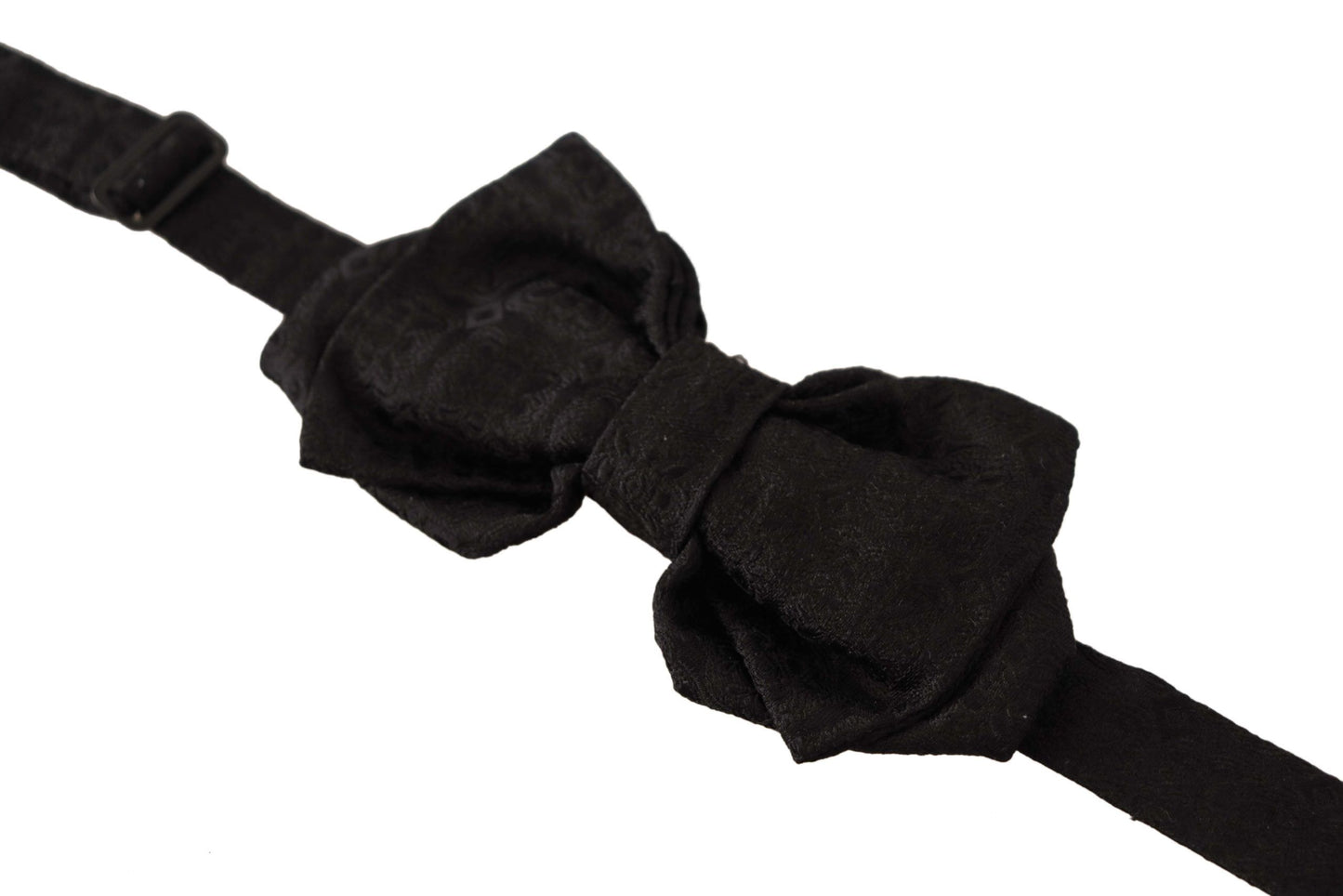 Dolce & Gabbana Elegant Silk Black Bow Tie