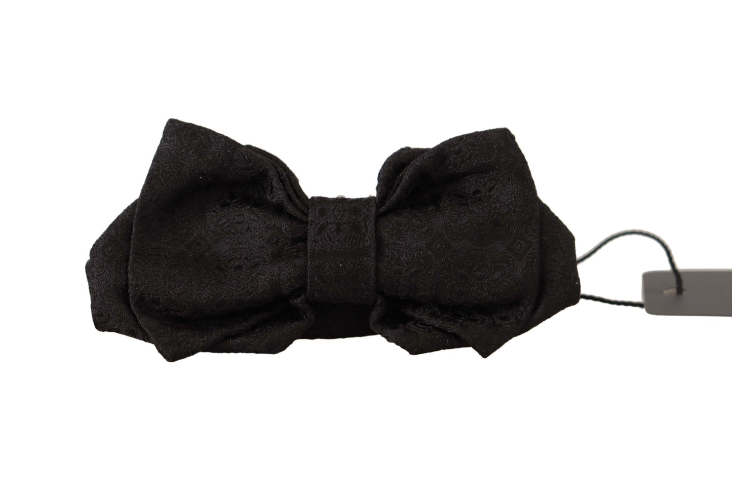 Dolce & Gabbana Elegant Silk Black Bow Tie