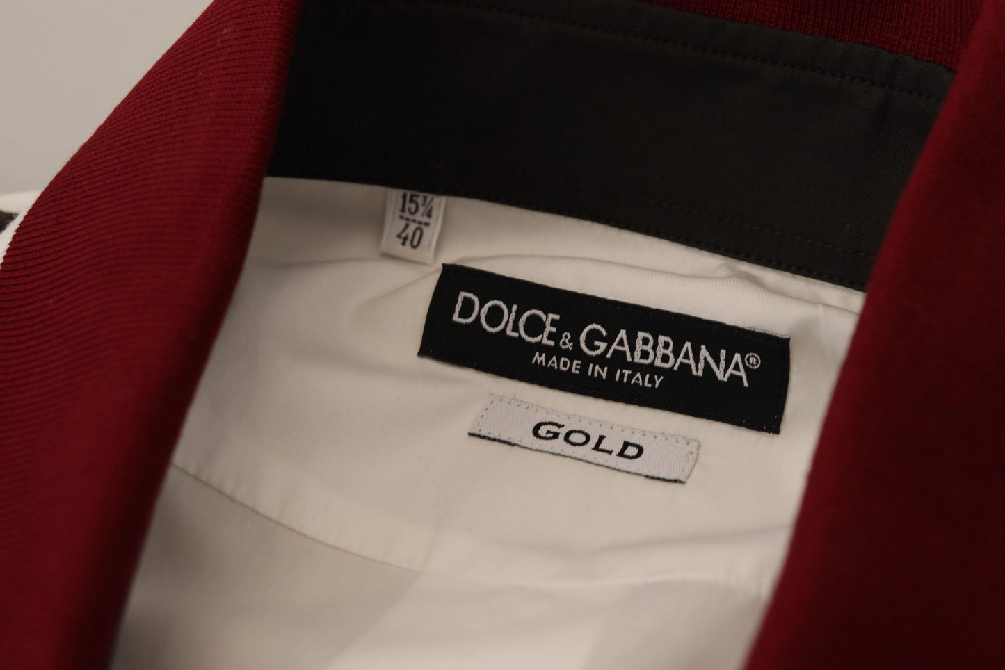 Dolce & Gabbana Elegant Slim Fit White Cotton Dress Shirt