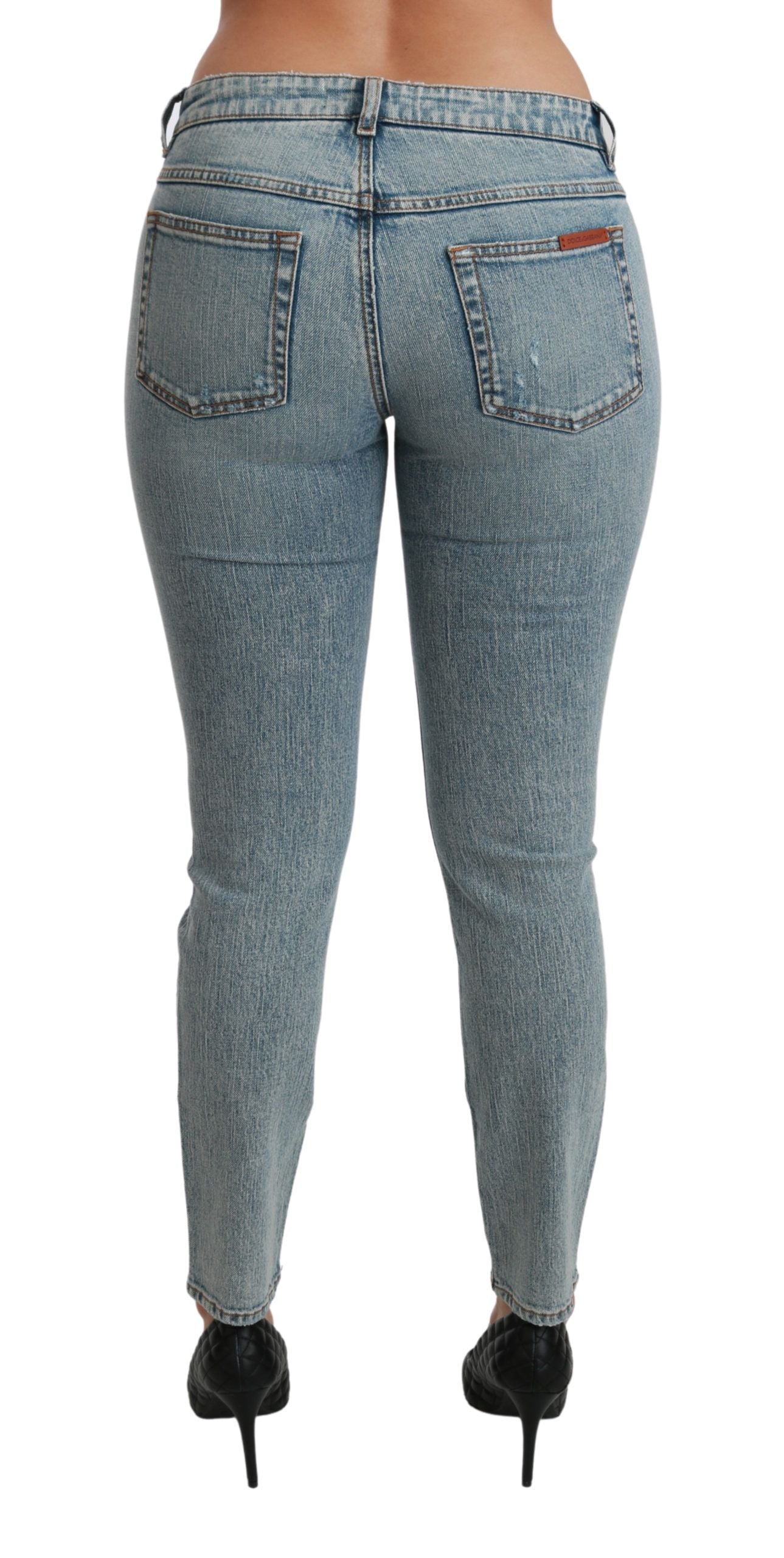 Dolce & Gabbana Chic Slim-Fit Stretch Skinny Jeans