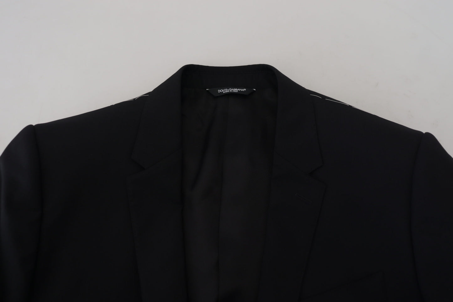 Dolce & Gabbana Elegant Black Martini Two-Piece Suit