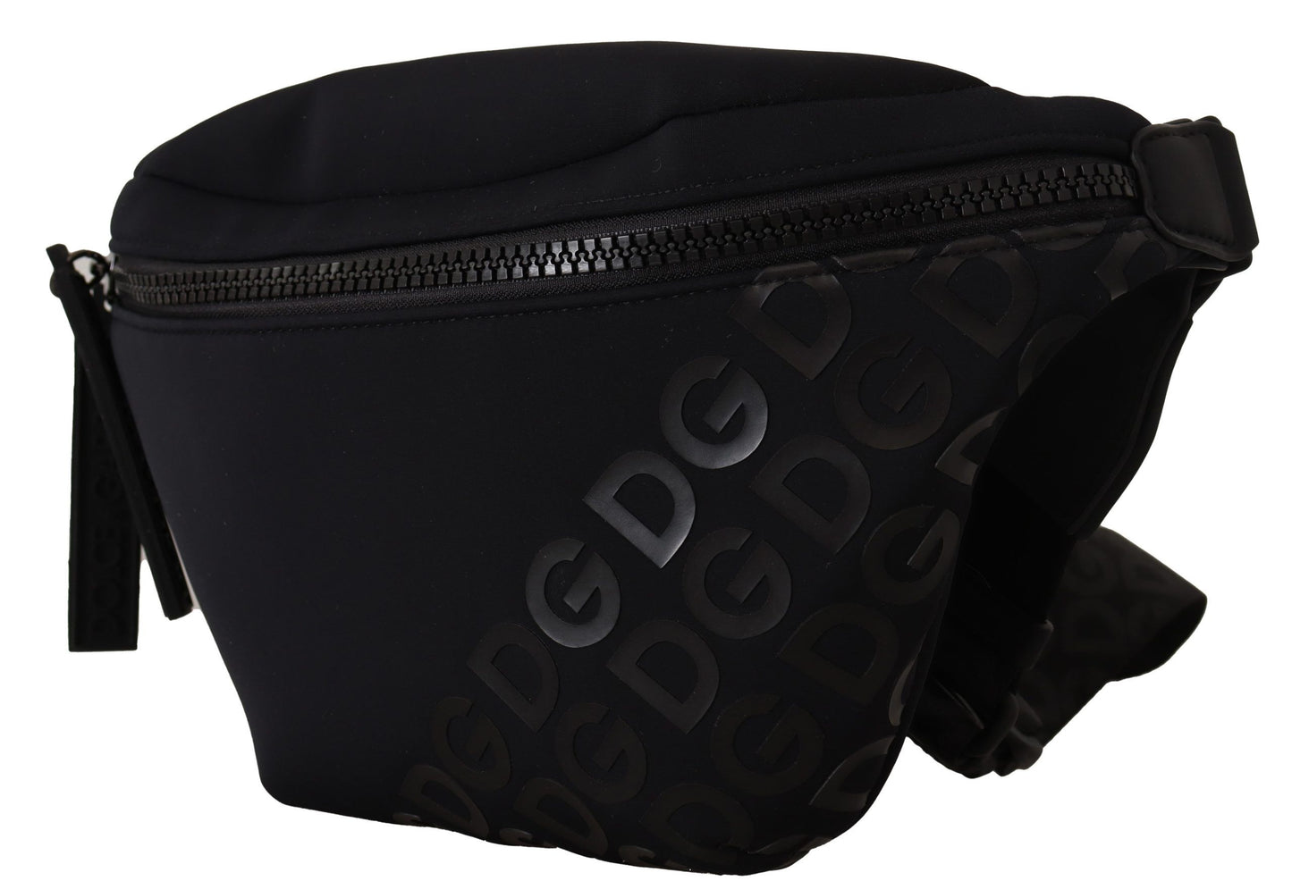 Dolce & Gabbana Chic Black Belt Fanny Bag