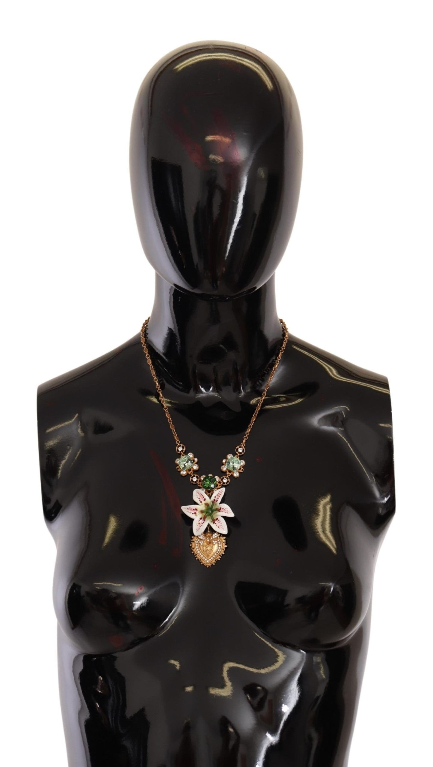 Dolce & Gabbana Charm Delight Floral Motif Necklace