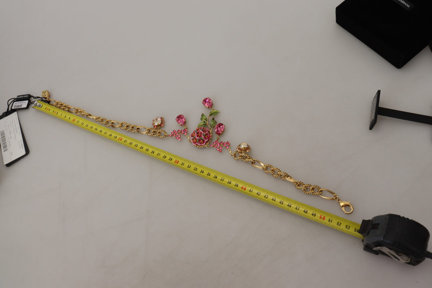 Dolce & Gabbana Elegant Floral Roses Gold-Plated Necklace