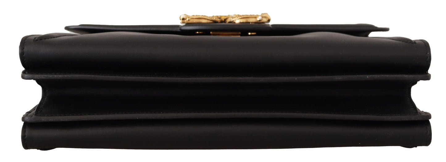 Dolce & Gabbana Elegant Amore Leather Shoulder Purse