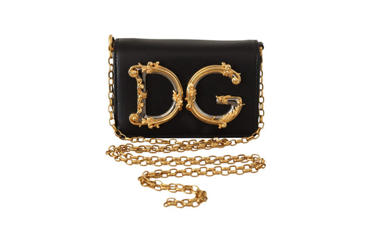 Dolce & Gabbana Elegant Micro Mini Gold Detail Evening Bag