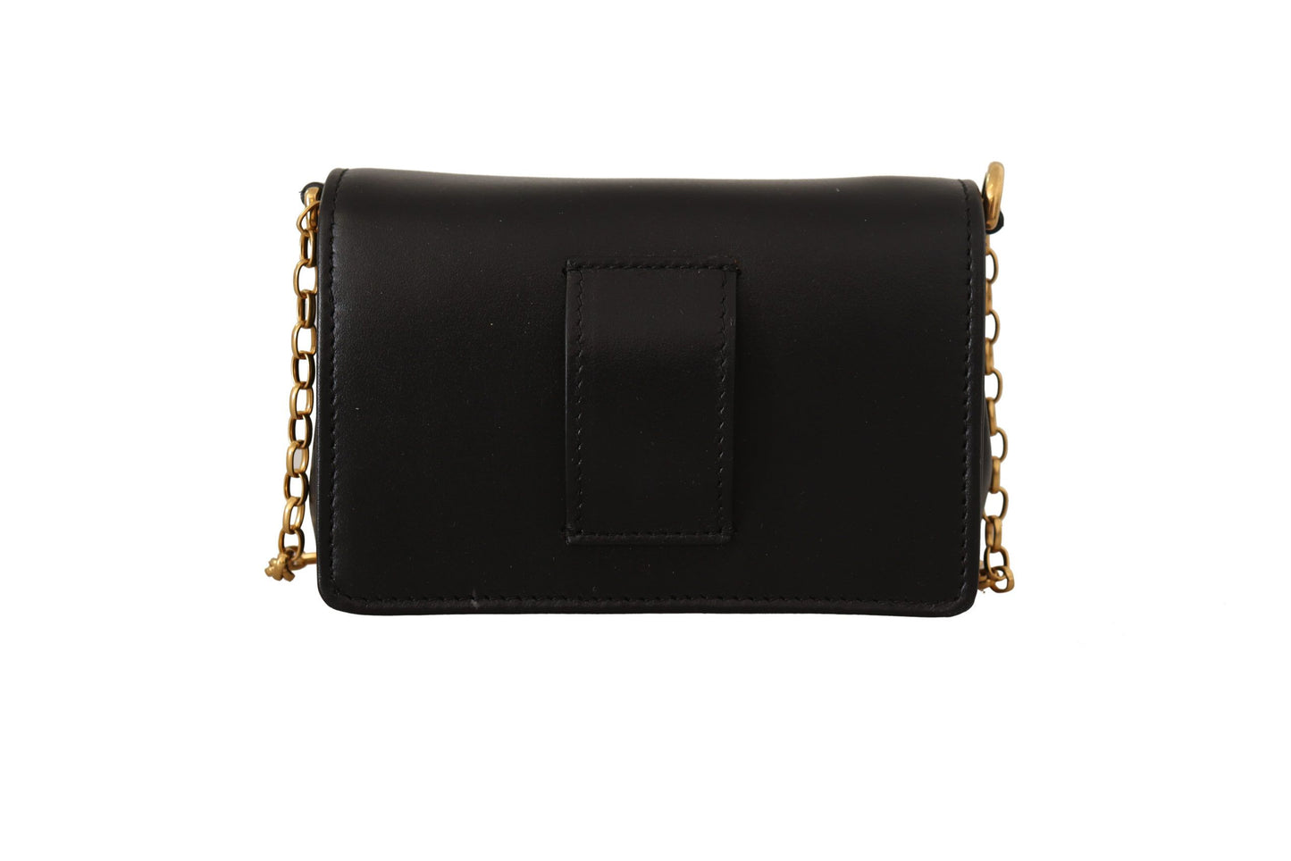 Dolce & Gabbana Elegant Micro Mini Gold Detail Evening Bag