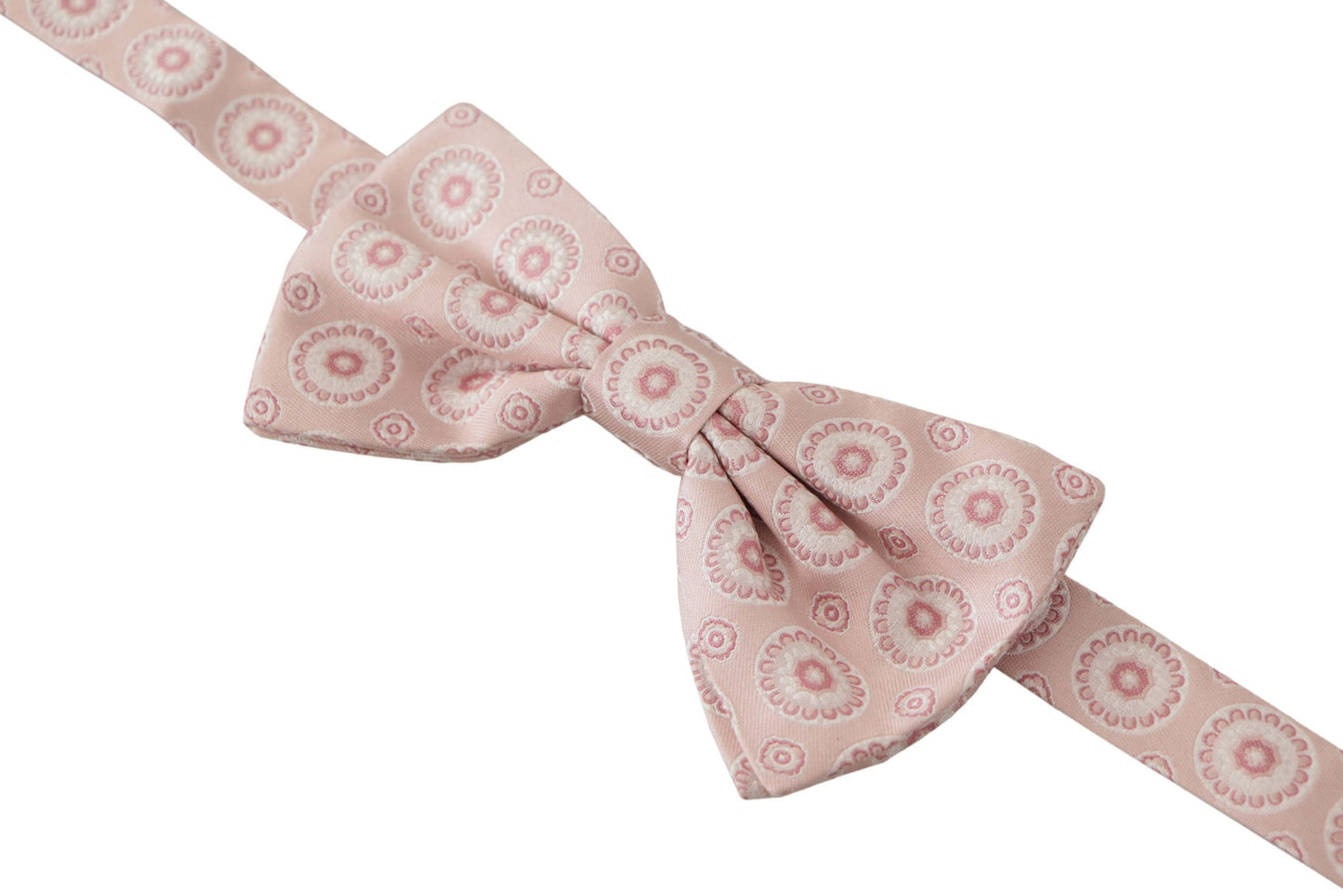 Dolce & Gabbana Elegant Pink Silk Bow Tie