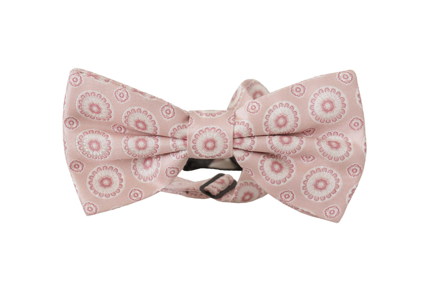 Dolce & Gabbana Elegant Pink Silk Bow Tie