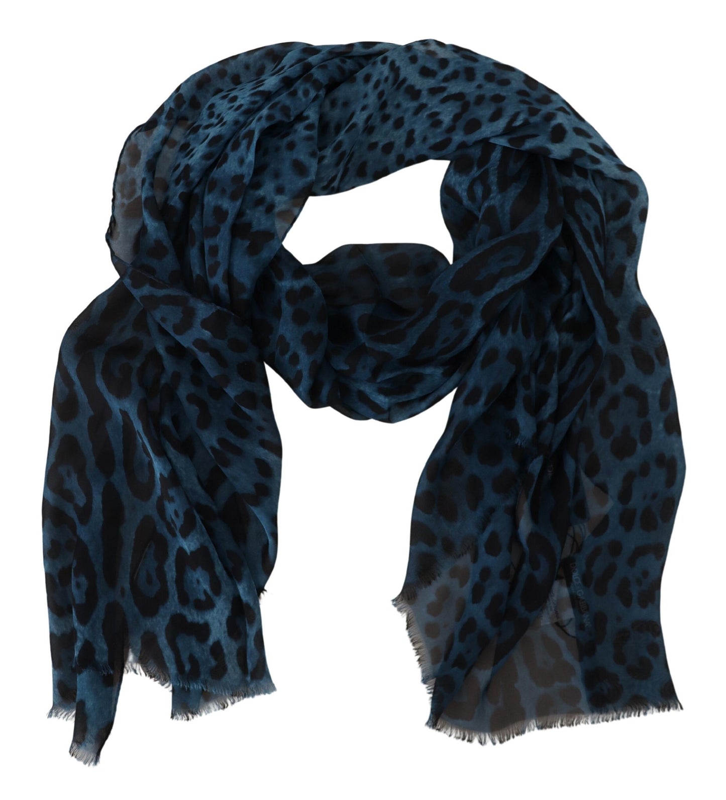 Dolce & Gabbana Elegant Leopard Silk Scarf