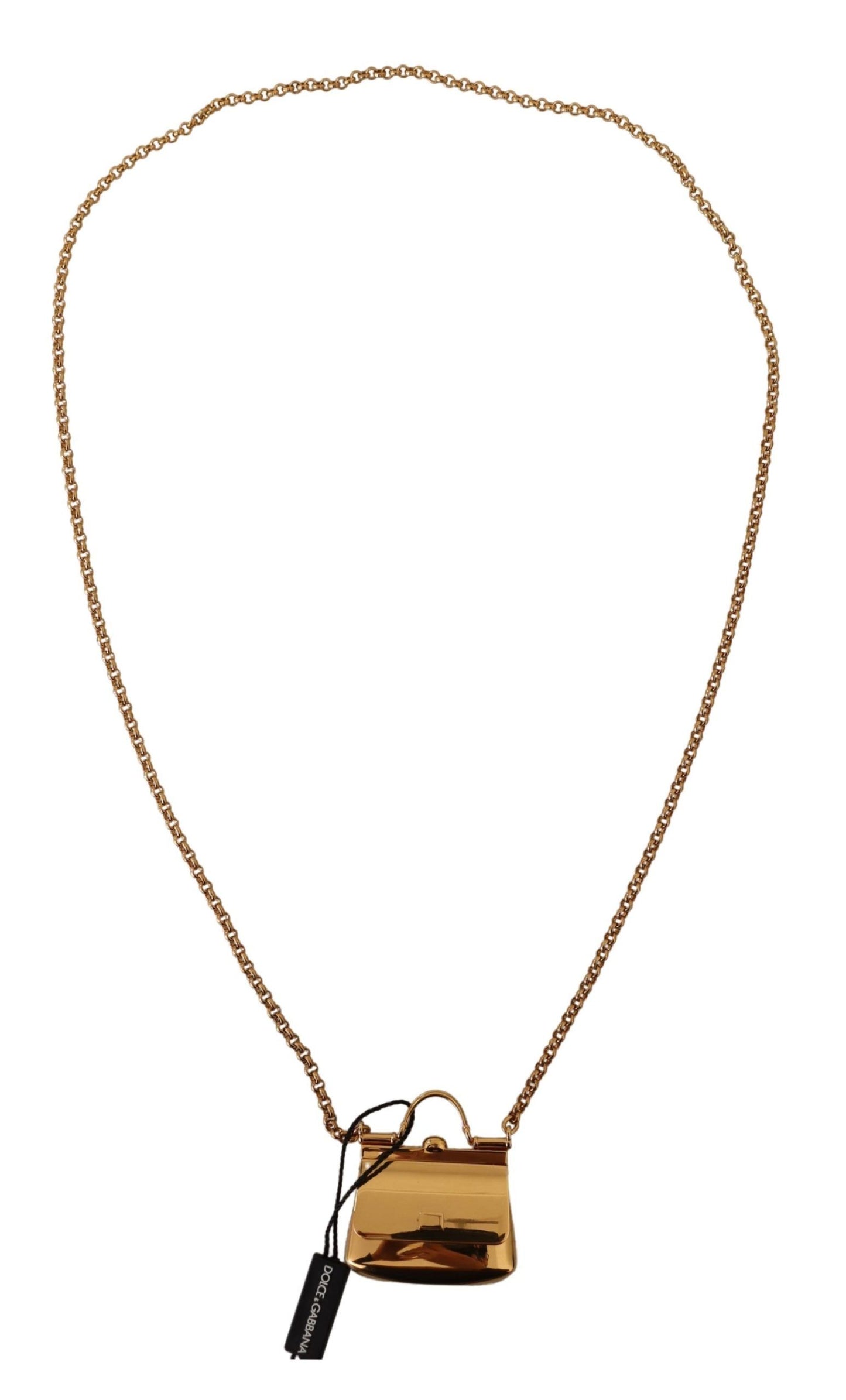 Dolce & Gabbana Elegant Gold Charm Pendant Necklace