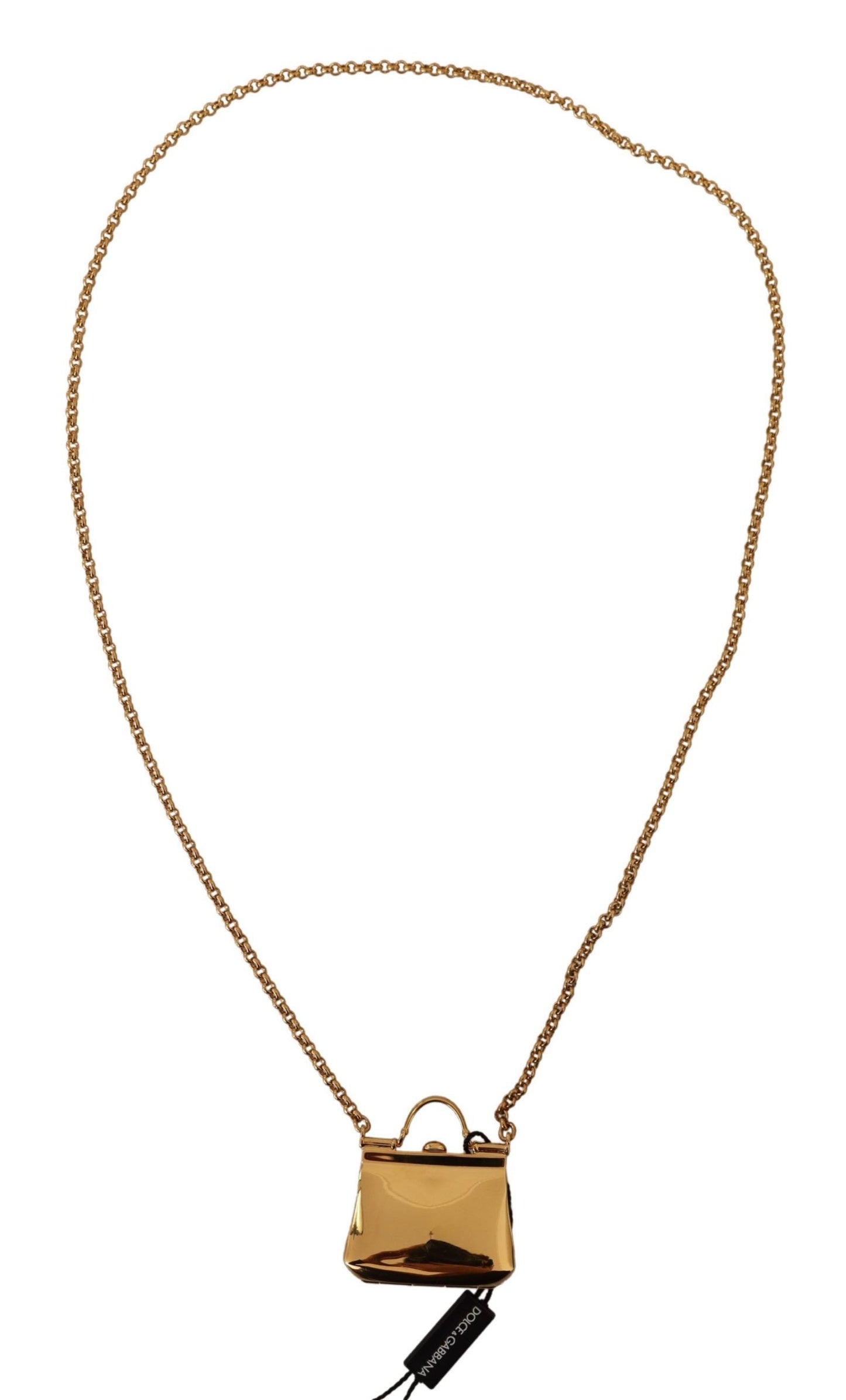 Dolce & Gabbana Elegant Gold Charm Pendant Necklace