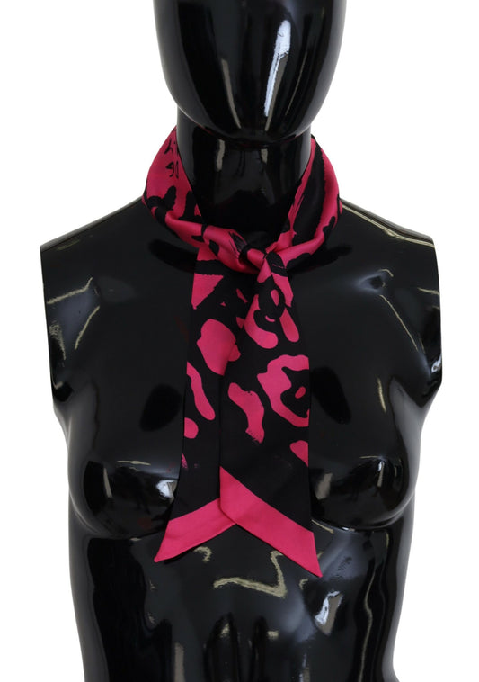 Dolce & Gabbana Elegant Silk Scarf with Chic Logo Print