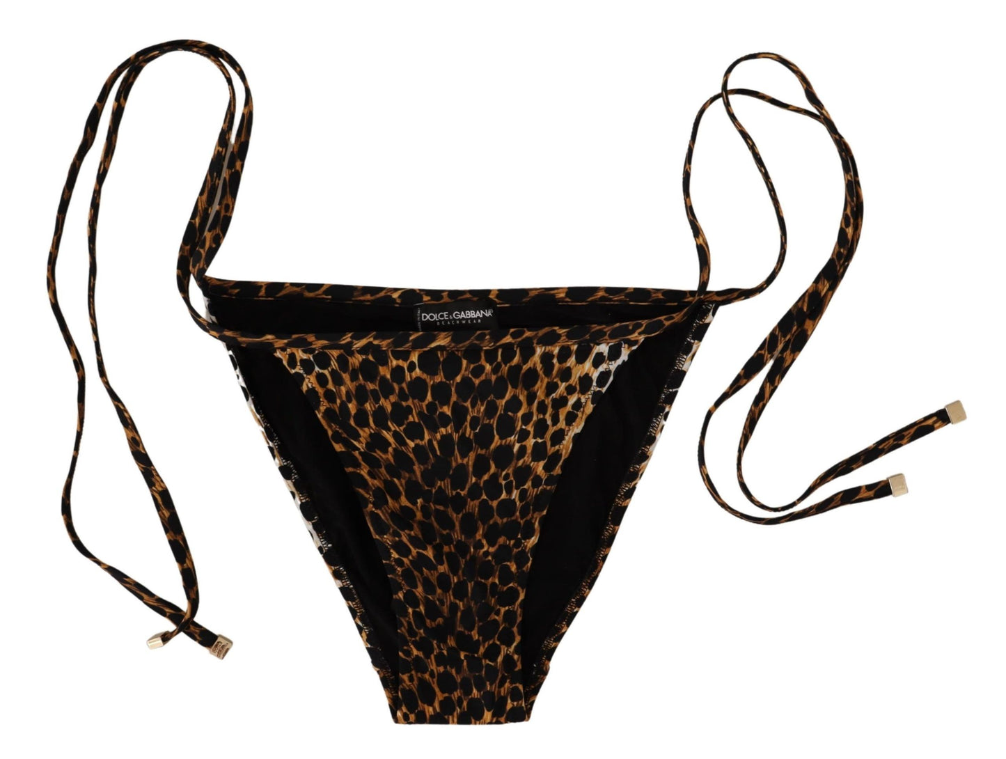 Dolce & Gabbana Leopard Print Bikini Bottom Delight