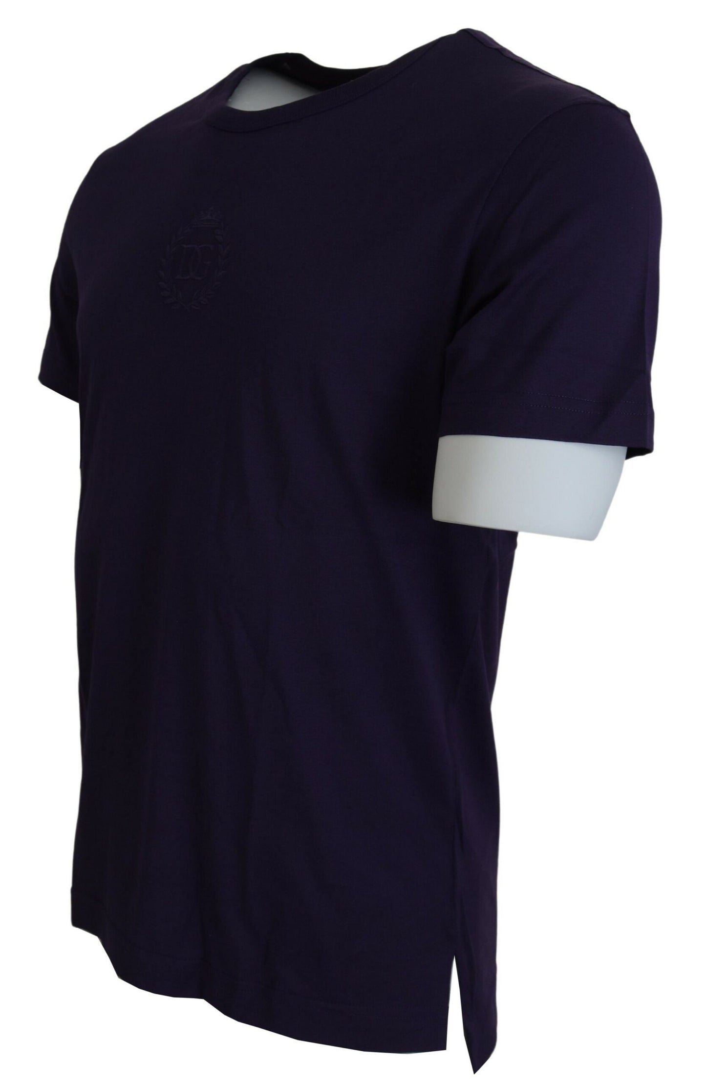 Dolce & Gabbana Elegant Purple Cotton T-Shirt