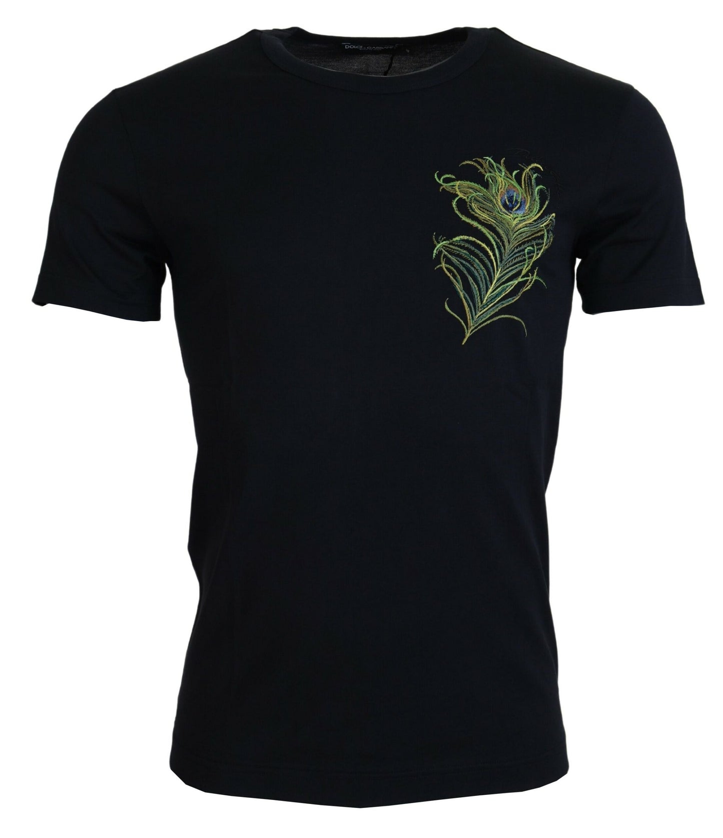 Dolce & Gabbana Elegant Dark Blue Cotton Tee