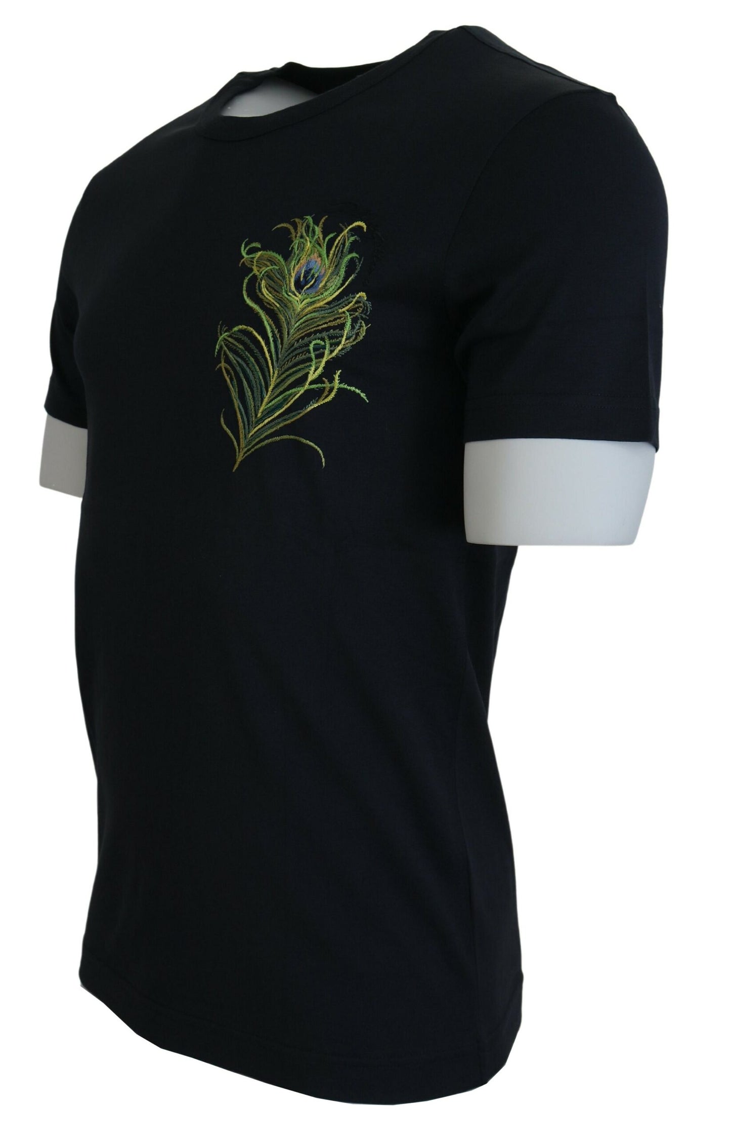 Dolce & Gabbana Elegant Dark Blue Cotton Tee