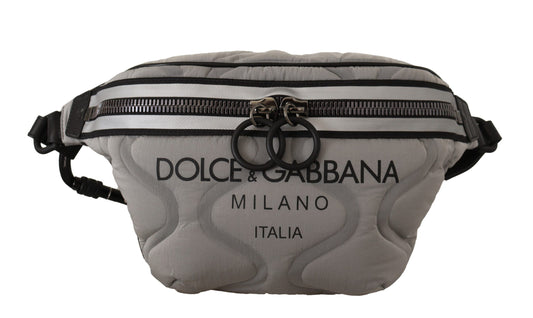 Dolce & Gabbana Chic Gray Waist Belt Bag