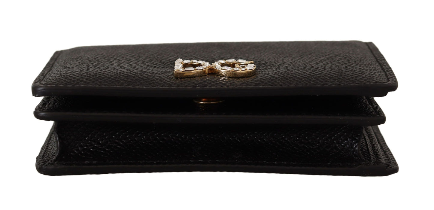 Dolce & Gabbana Elegant Continental Bifold Leather Wallet