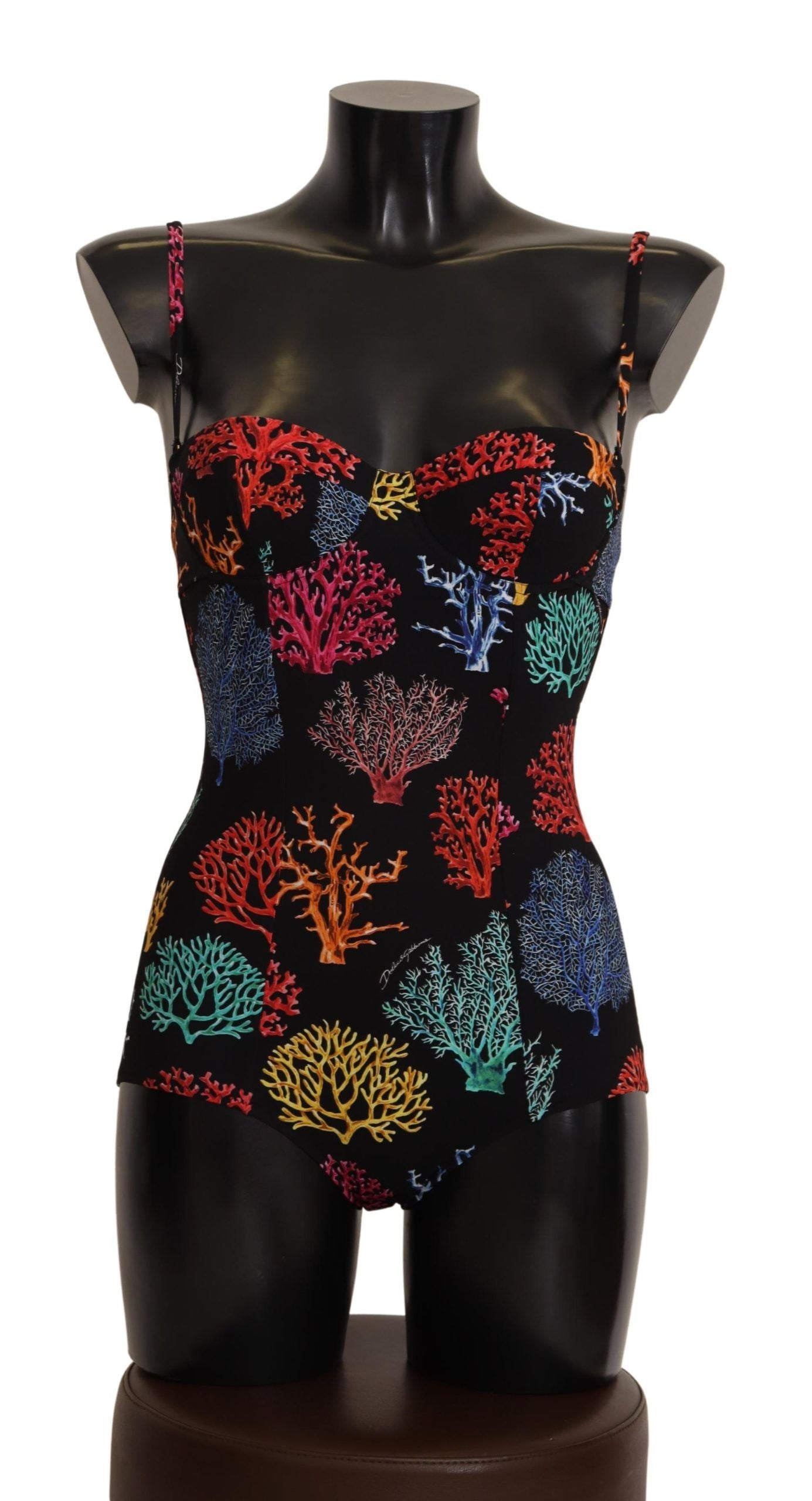 Dolce & Gabbana Elegant Sea Coral Print One-Piece Swimsuit