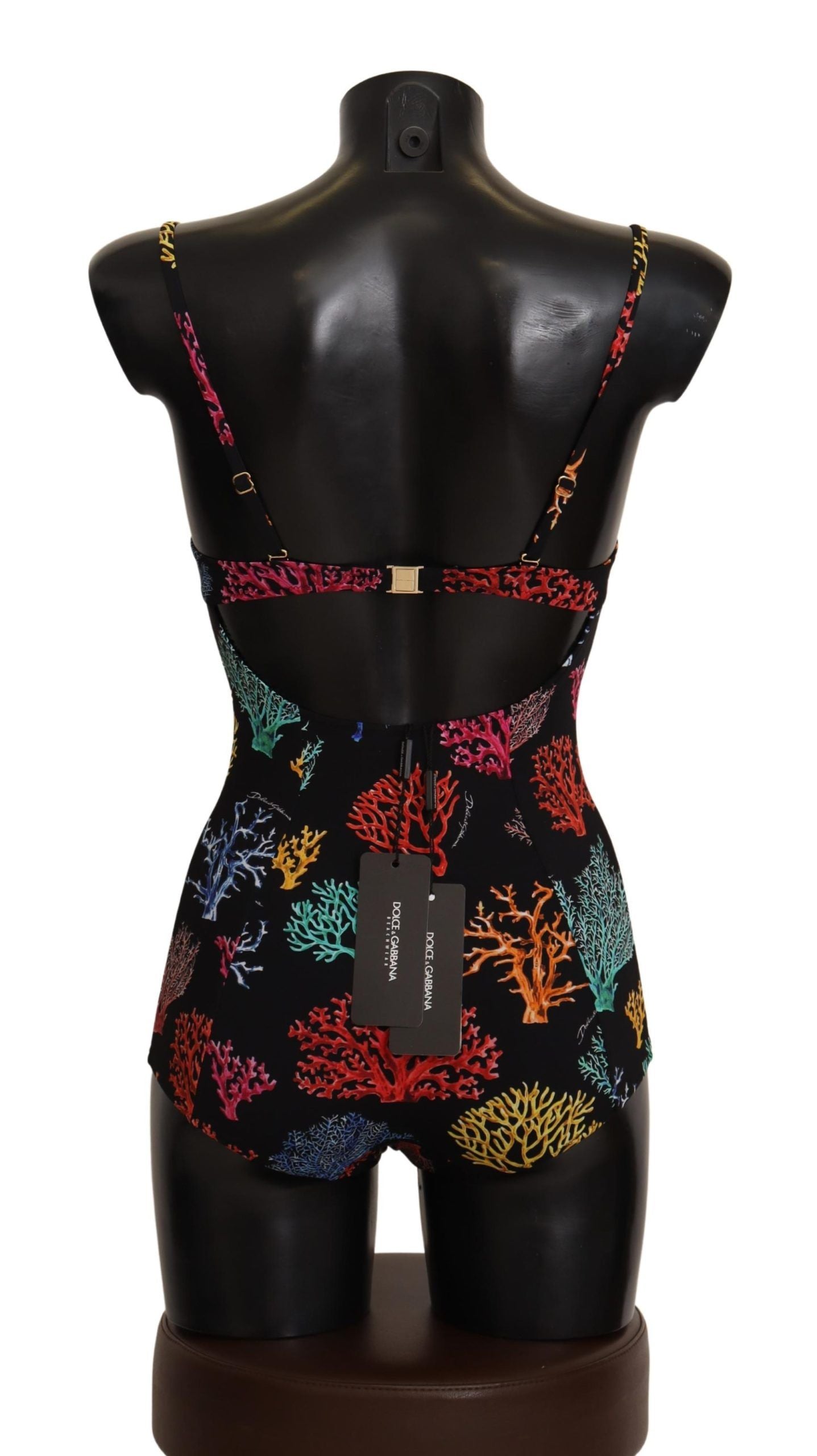 Dolce & Gabbana Elegant Sea Coral Print One-Piece Swimsuit