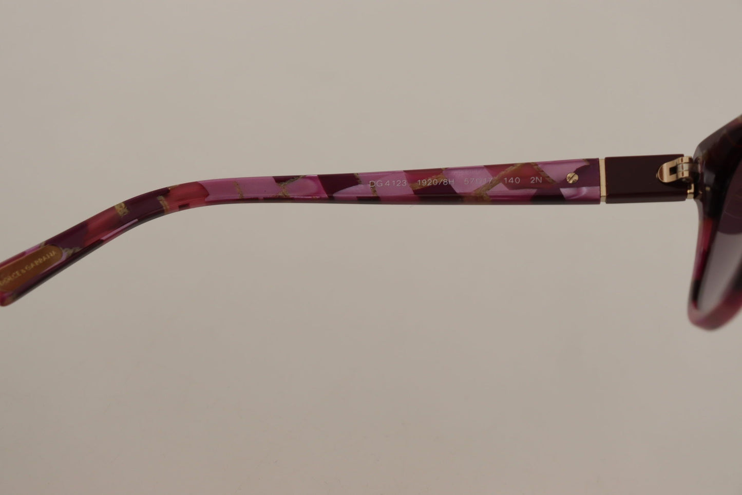 Dolce & Gabbana Elegant Purple Cat-Eye Sunglasses