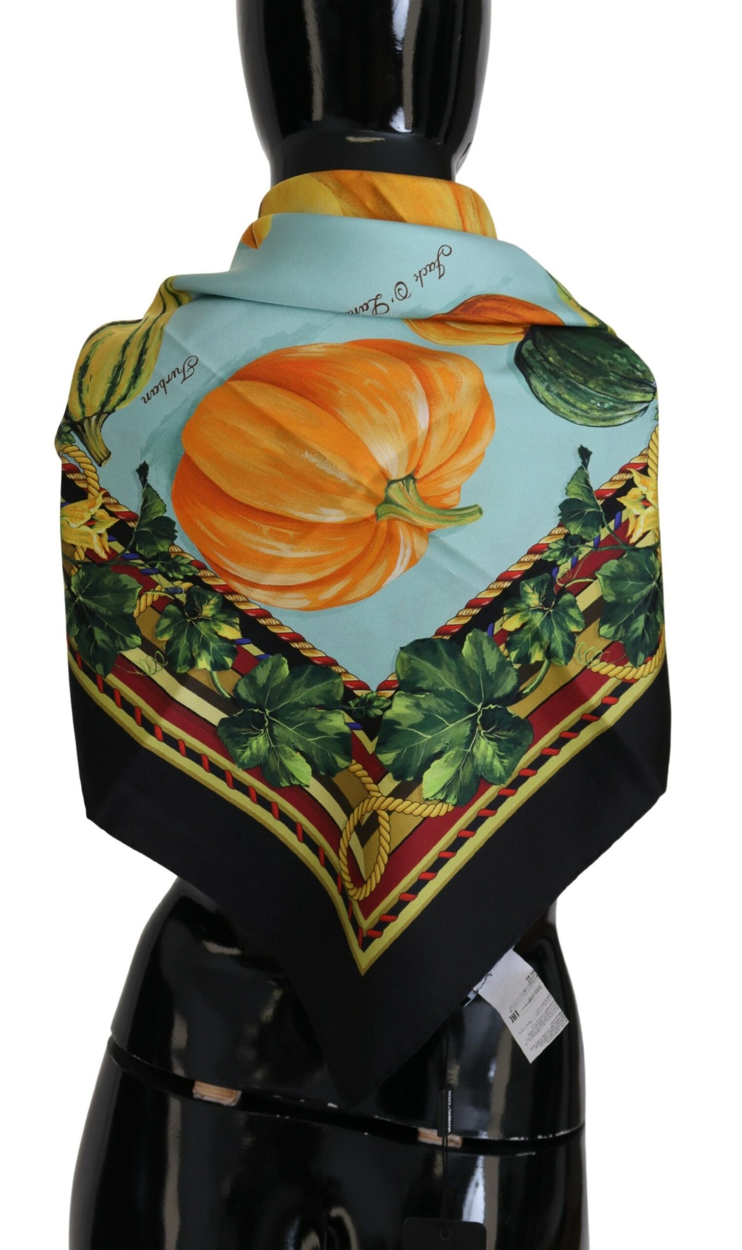 Dolce & Gabbana Elegant Multicolor Silk Square Scarf