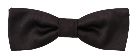 Dolce & Gabbana Elegant Silk Black Bow Tie