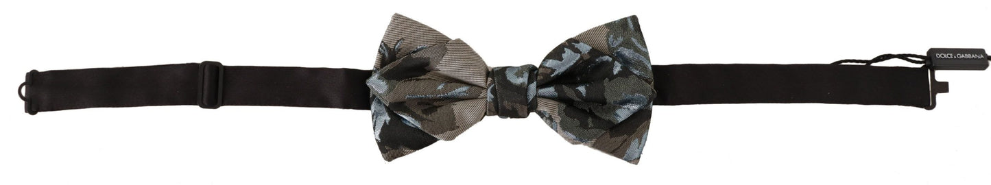 Dolce & Gabbana Multicolor Silk Adjustable Bow Tie