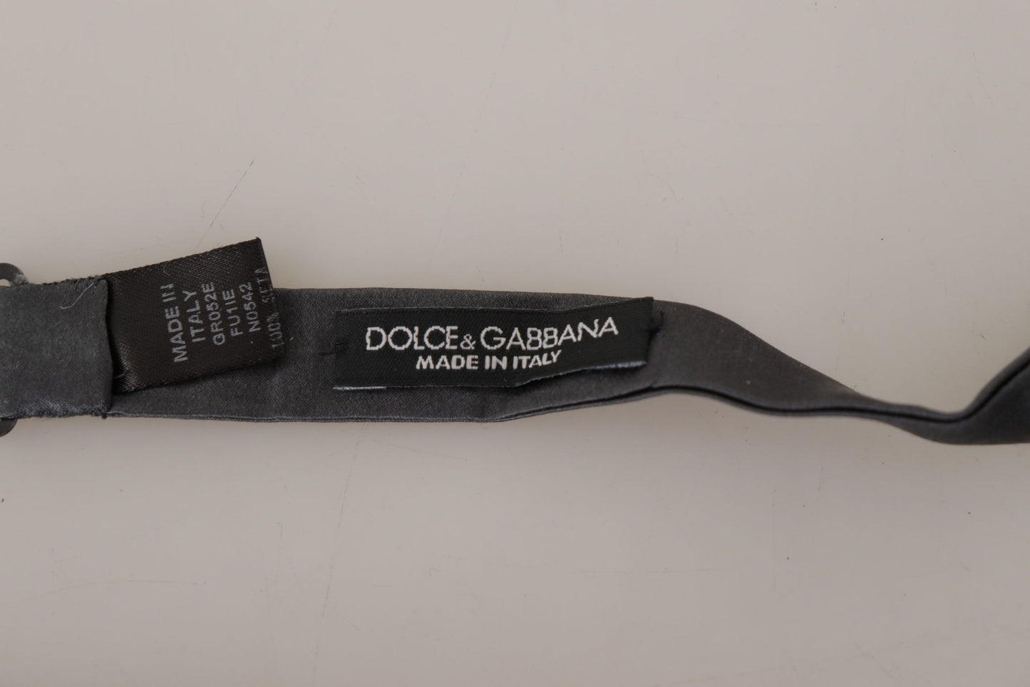 Dolce & Gabbana Elegant Black Silk Bow Tie