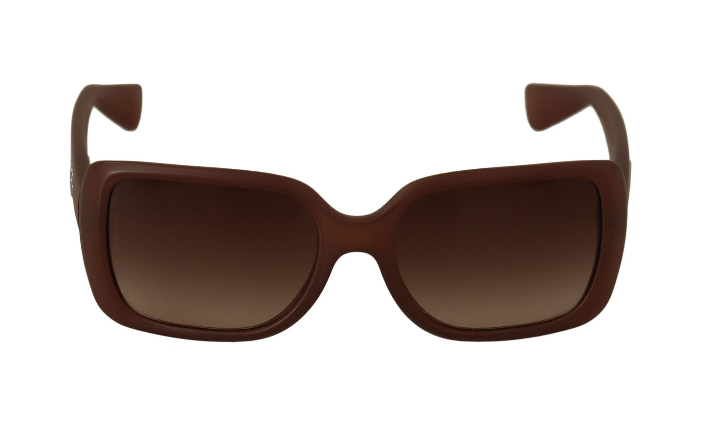 Dolce & Gabbana Chic Rectangular Brown Gradient Sunglasses