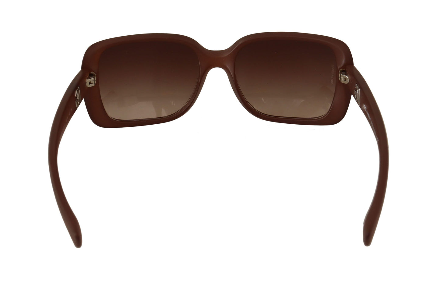 Dolce & Gabbana Chic Rectangular Brown Gradient Sunglasses